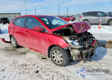 2012 Hyundai Accent Gls z USA, uszkodzony, nr VIN KMHCT5AE0CU036274